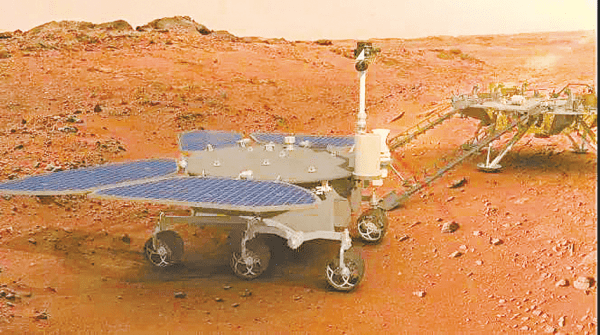 就有这种材料的应用,在天问一号的着陆器中,祝融号火星车表面就几乎是