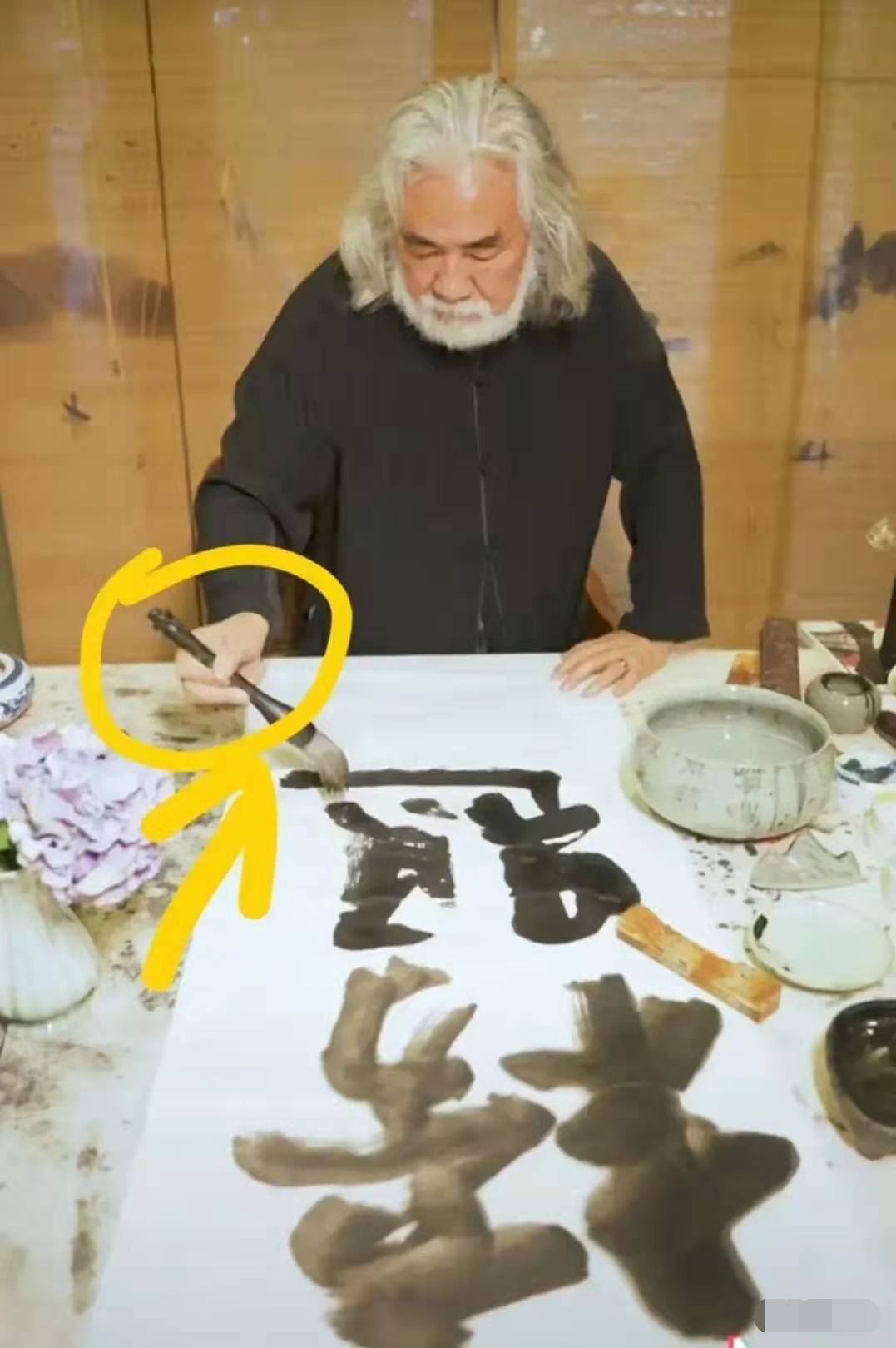 张纪中亲笔题词"金榜题名"祝福高考考生,还拍了视频,却被群嘲_书法