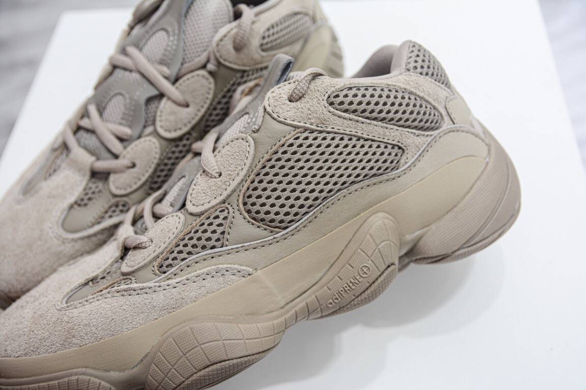 阿迪达斯椰子adidasyeezy500taupelight褐色老爹鞋