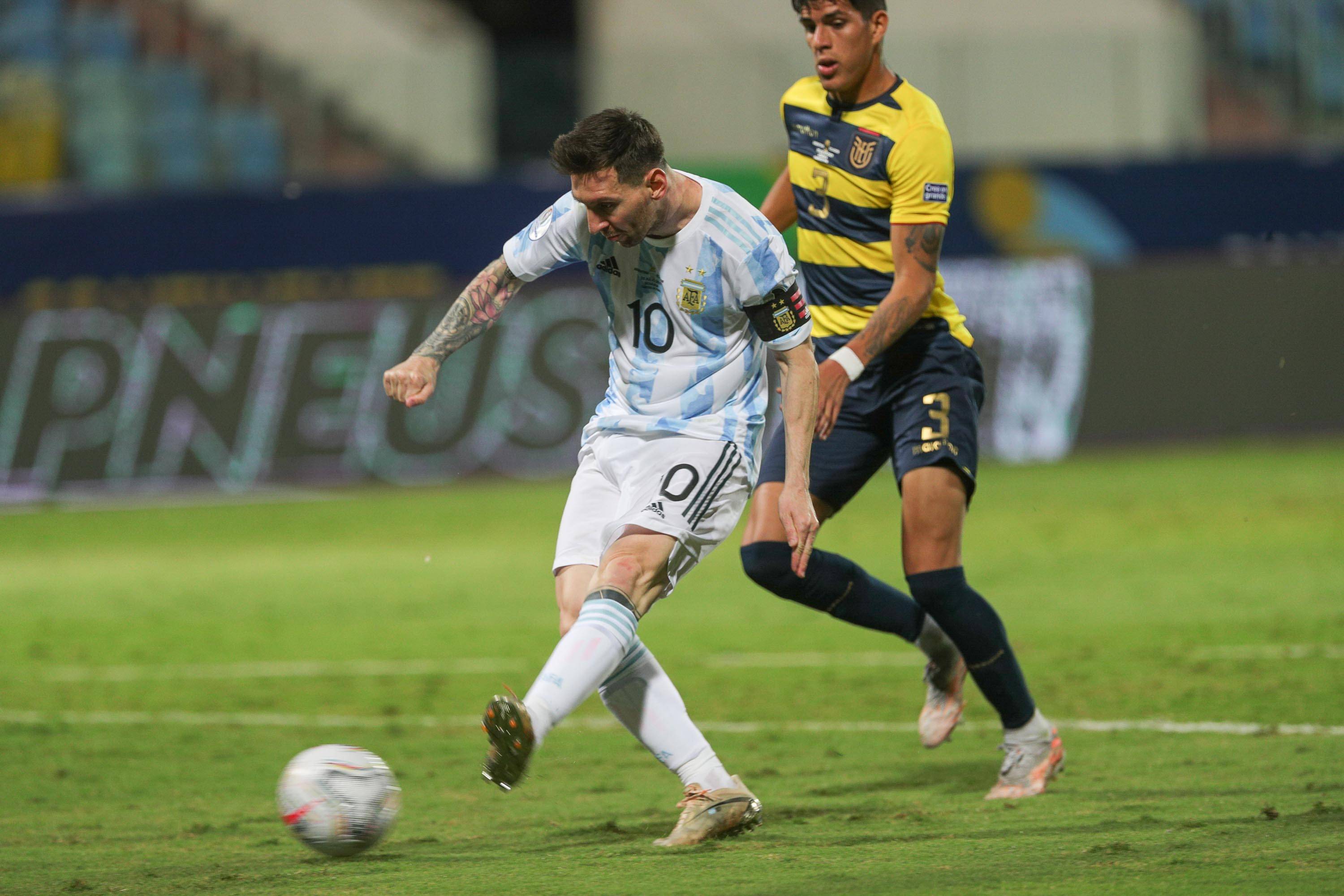 世界波,3-0!美洲杯4强诞生,阿根廷创4大纪录,梅西1球2助_比赛