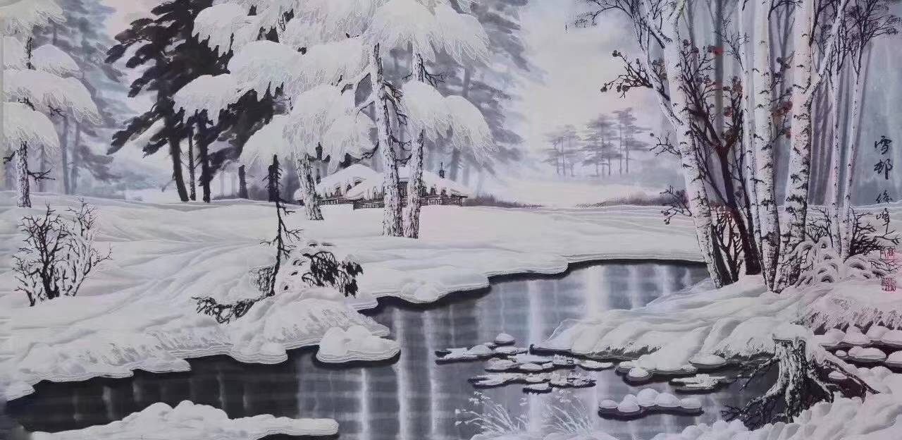 于志学大弟子,冰雪画家高俊峰