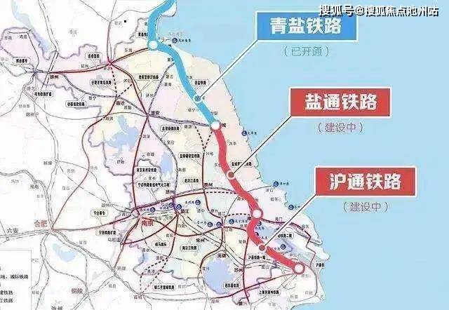 1条轨道直达,为沪平盐城际铁路;2条铁路交汇分别为沪乍杭线和通苏嘉