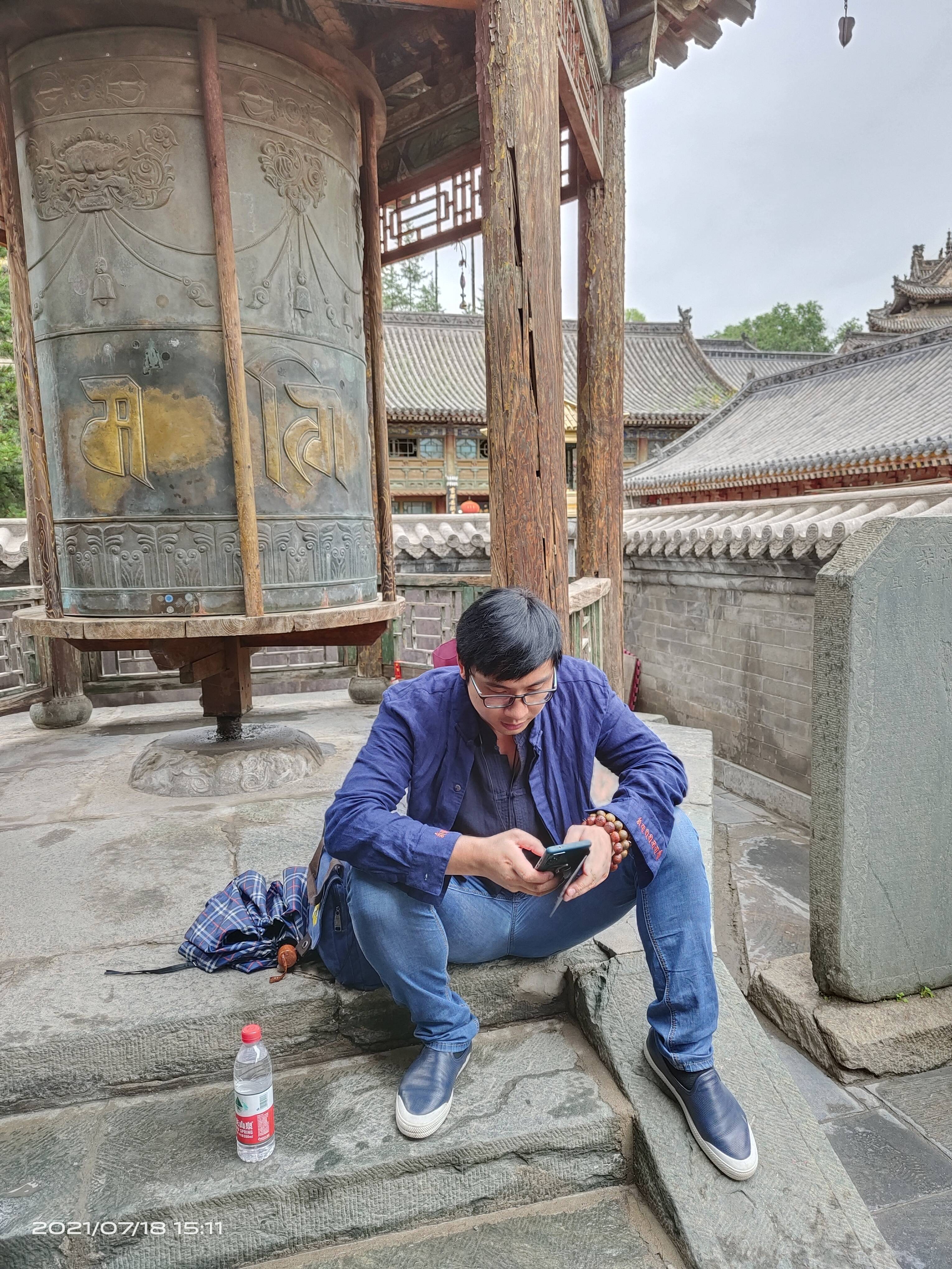 财富圆满的秘密之浅见—唐清元于五台山塔院寺敬笔