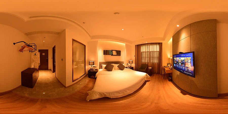广州某酒店使用vr全景拍摄制作做推广,房间入住率同比增加20%
