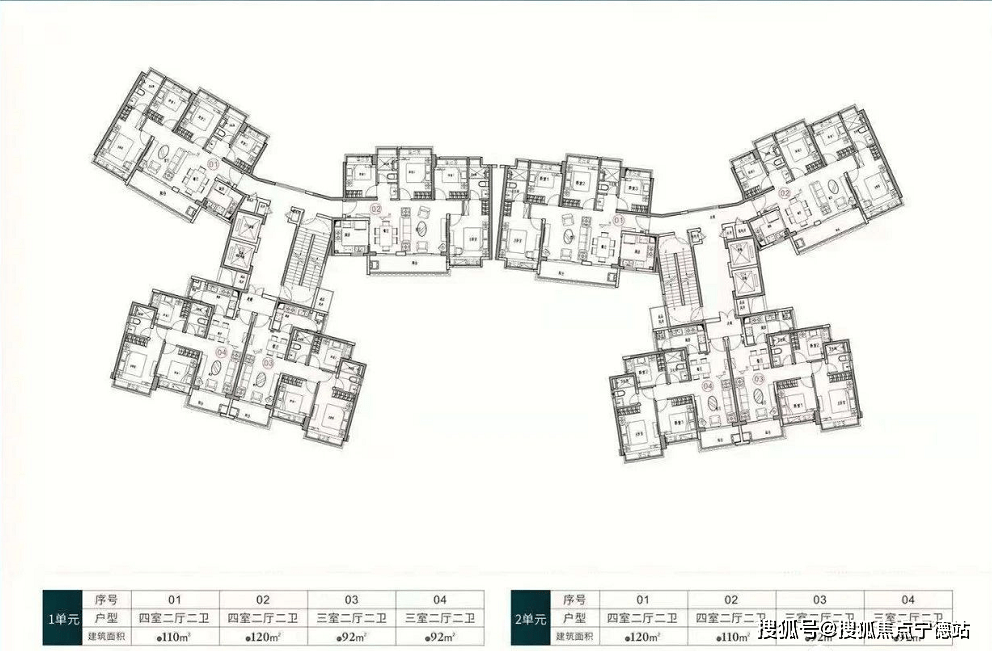 中山恒大悦珑湾户型图