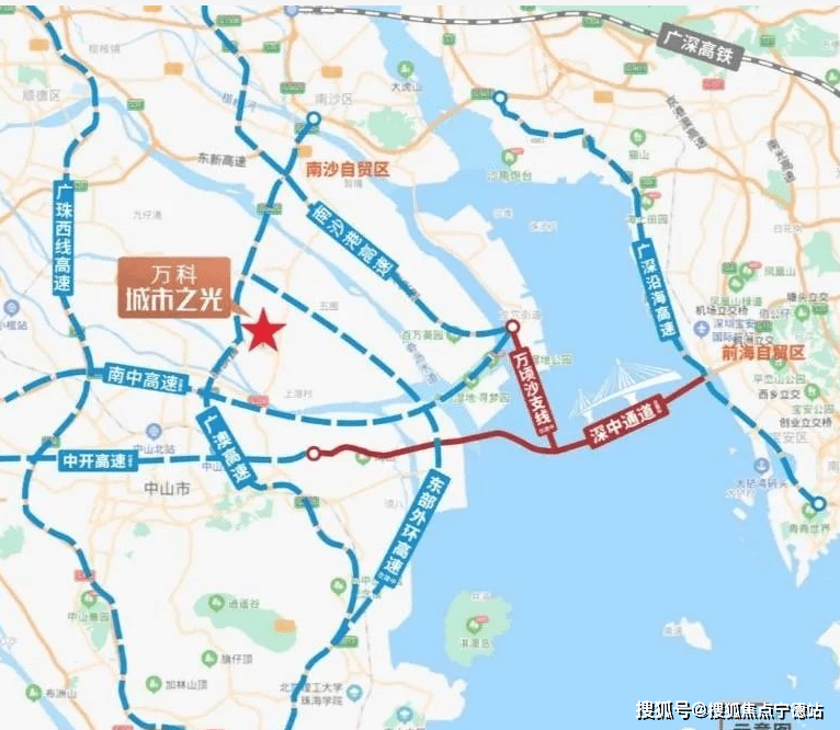 中山靠近深中通道 万科城市之光多少钱一平 还能买吗-楼盘详情