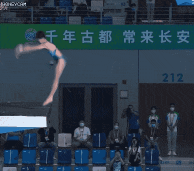 全红婵全运会再现水花消失术,网友直呼下饺子的水花都