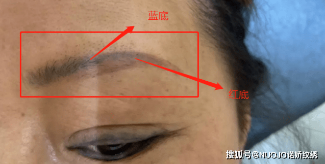 半永久纹眉,存在红蓝底纹眉怎么操作?资深纹绣工厂诺娇纹绣新手支招