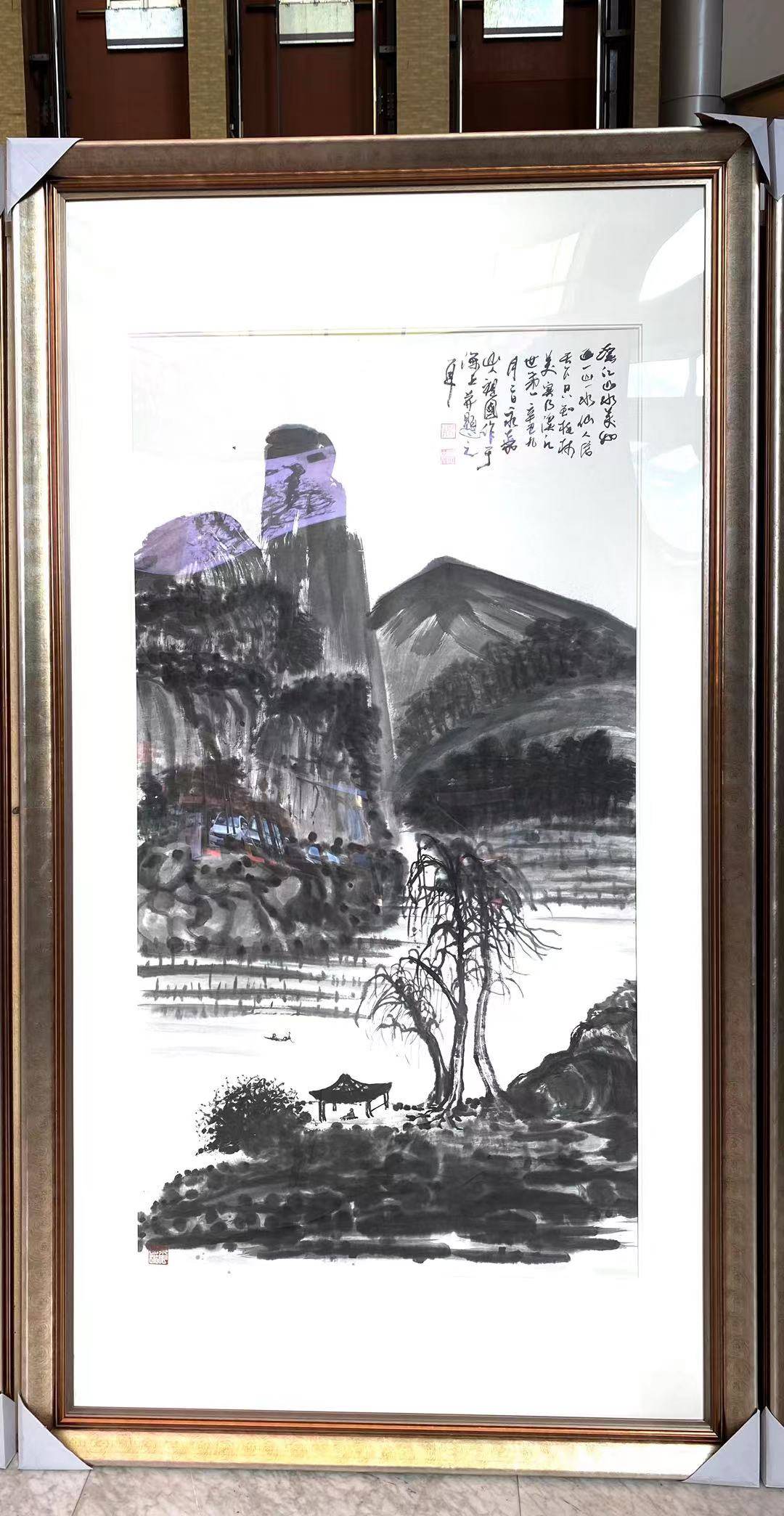 山水画大师朱祖国作品