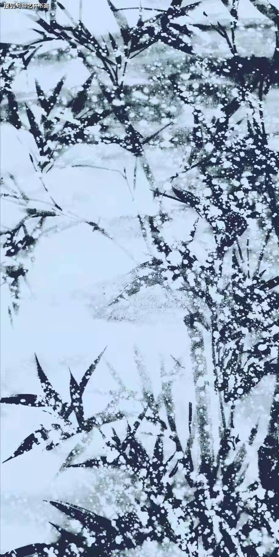 当代美术家官网推荐墨竹画家当代雪竹第一人当代最具有收藏艺术家王祝