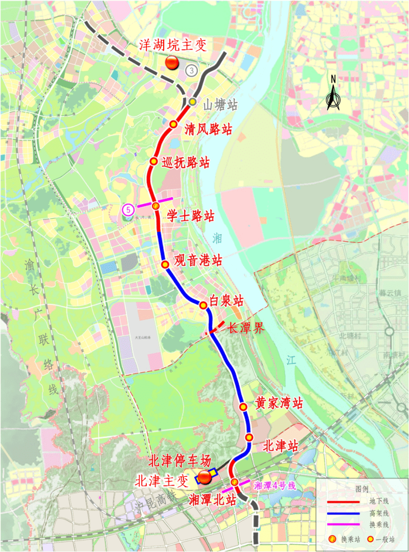 新变化长沙地铁3号线南延线将首次使用大小交路运行