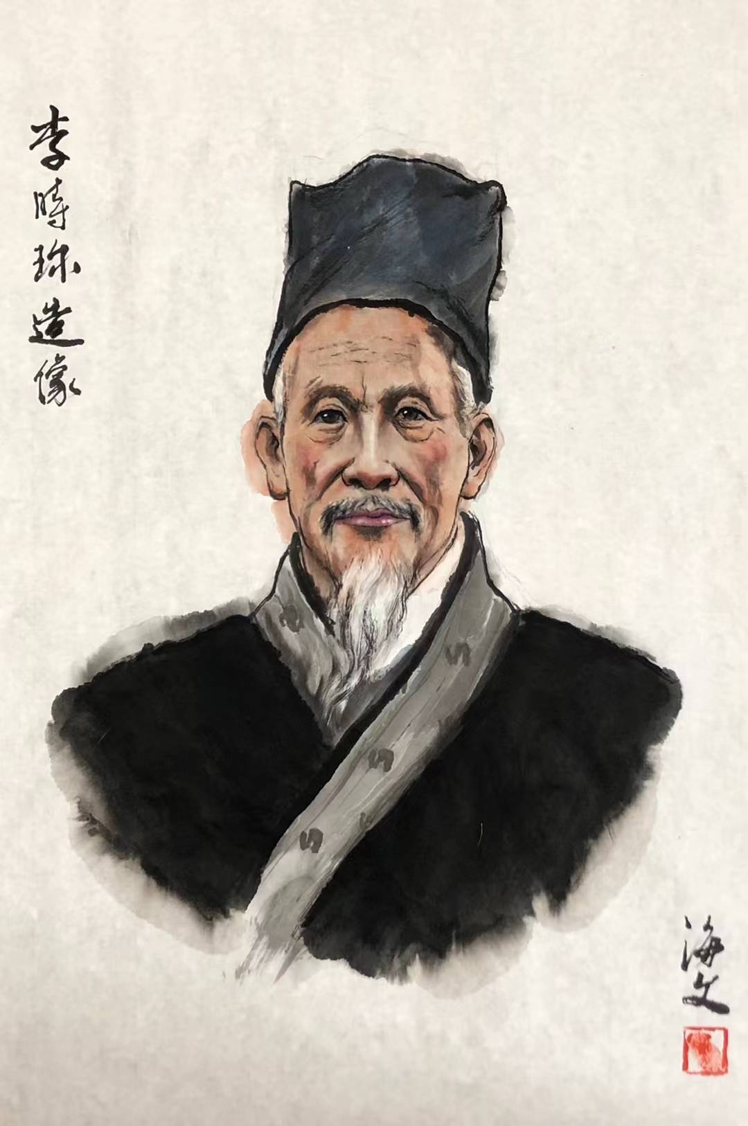 实力派人物肖像画家唐山李海文先生做品集（三）