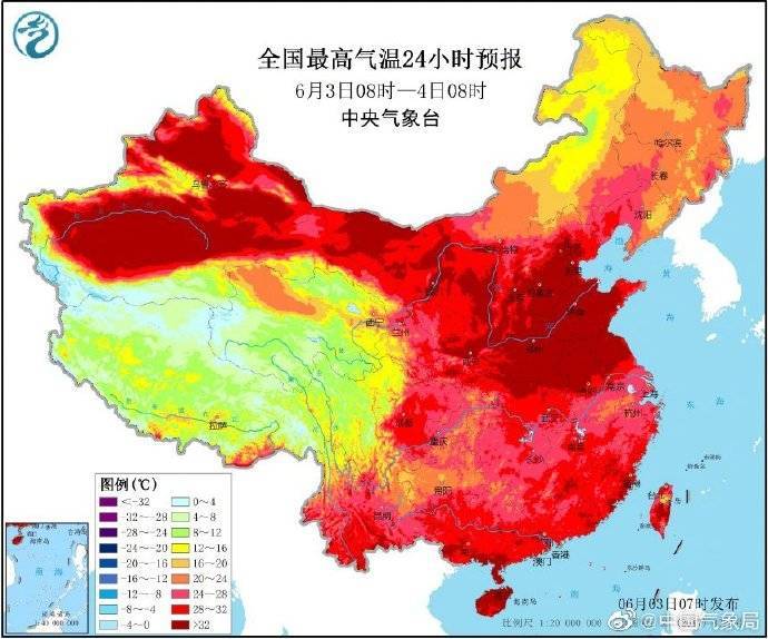 浙江|南方强降雨 不停歇 北方将迎今年来最大范围高温天