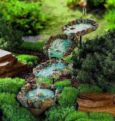 庭院diy创意水景,可有趣,可质朴,可简单