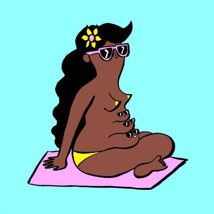 又污又贱,ins超火插画师小姐姐作品,描绘了女孩子真实