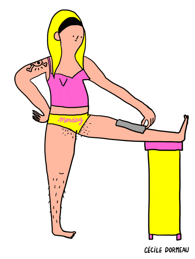 又污又贱,ins超火插画师小姐姐作品,描绘了女孩子真实