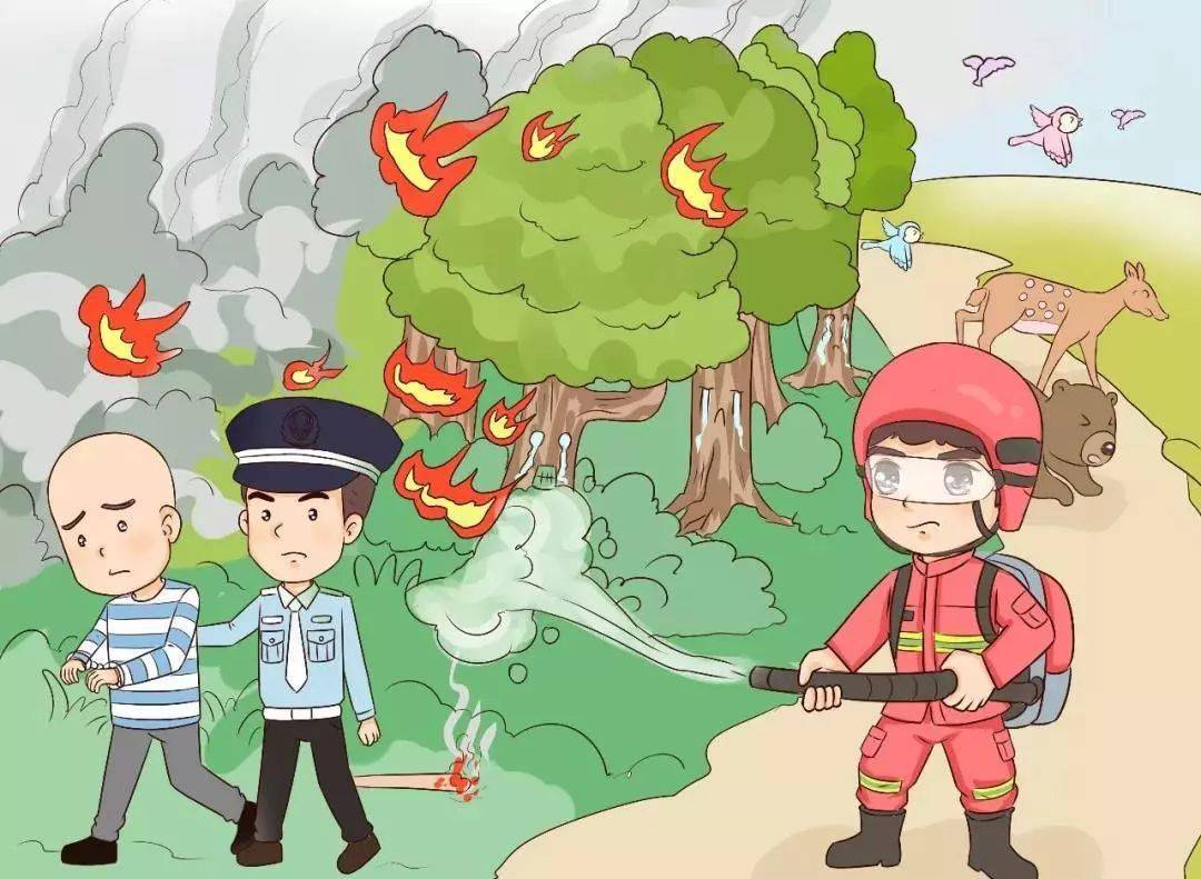 (来源:巫溪消防) 在野外突发森林火灾怎么办 这部卡通漫画 带您迅速