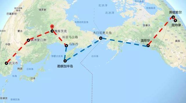 从武汉出发的环球旅行路线图