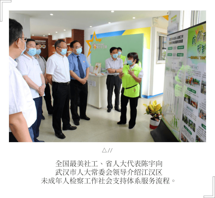 市人大常委会领导调研江汉区未成年人检察工作社会支持体系