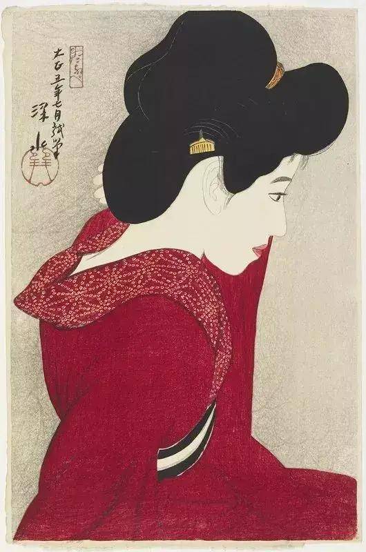 他笔下的美人图纯情似仙女,被评为日本"国宝级"画作!看完震撼