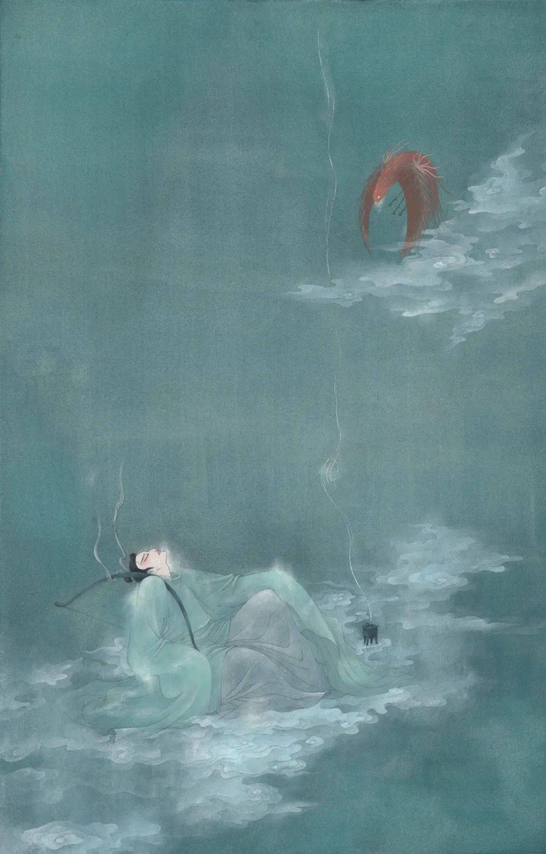 《九歌·河伯》49×33.