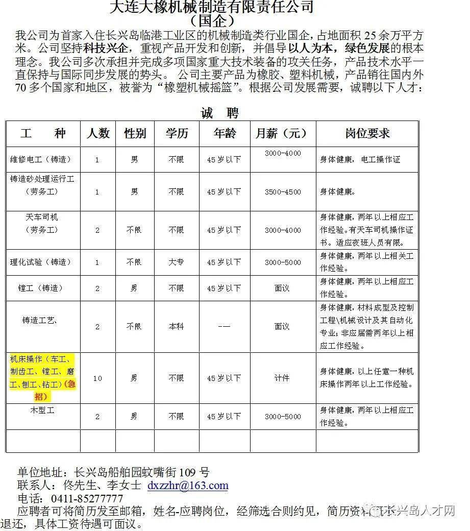 长兴公司招聘信息_长兴今日招聘信息 找工作的不要错过啦(3)