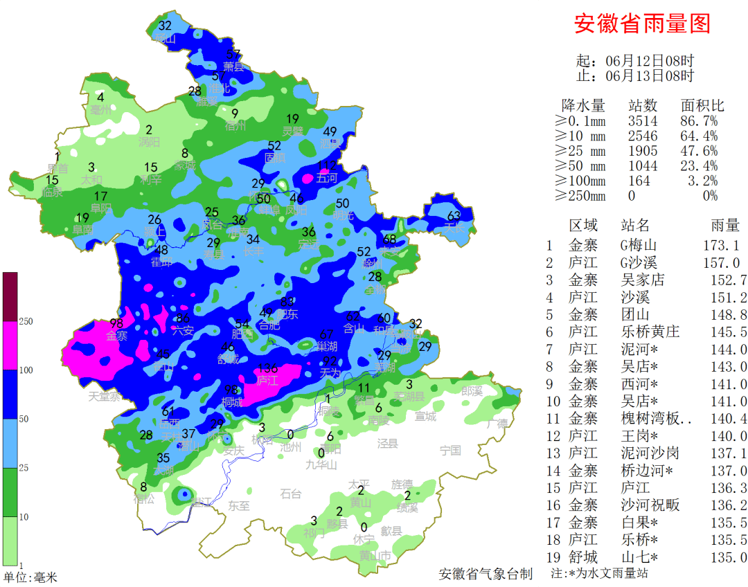 部分|安徽近四分之一面积遭遇暴雨 部分高速口因雨关闭