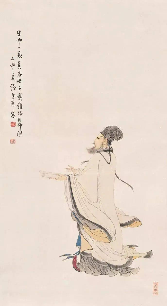 他笔下的高士图,飘逸潇洒!