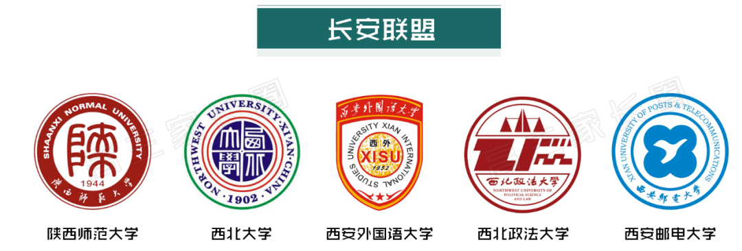 同时陕西师范大学,西北大学,西安外国语大学,西安邮电大学,西北政法