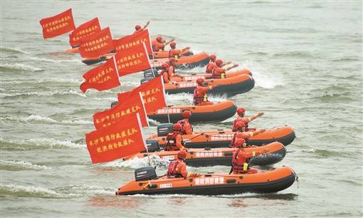 洪水|我省举行2020年抗洪抢险应急演练