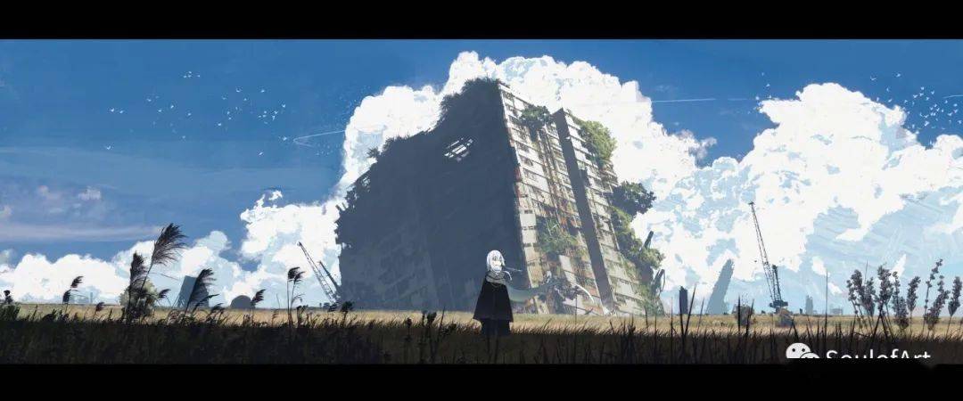 二次元画师带你穿越荒野·废墟の无人之境-astero 作品分享