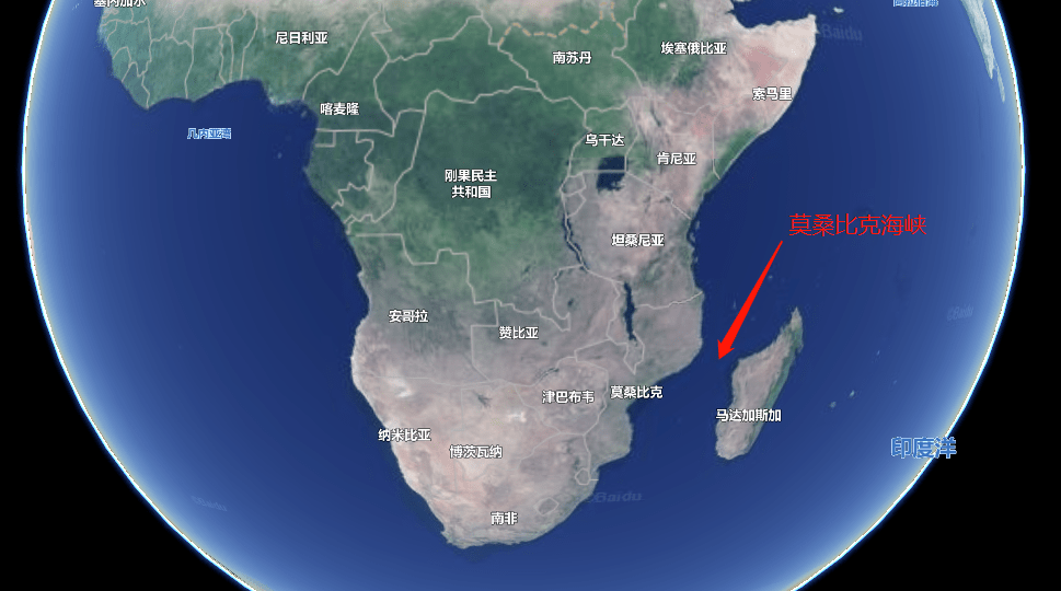 莫桑比克海峡【位置】位于非洲东南部的莫桑比克和马达加斯加岛之间