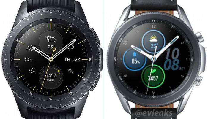 [图]三星galaxy watch 3新渲染图曝光:黑色铝合金表带 物理旋转表框