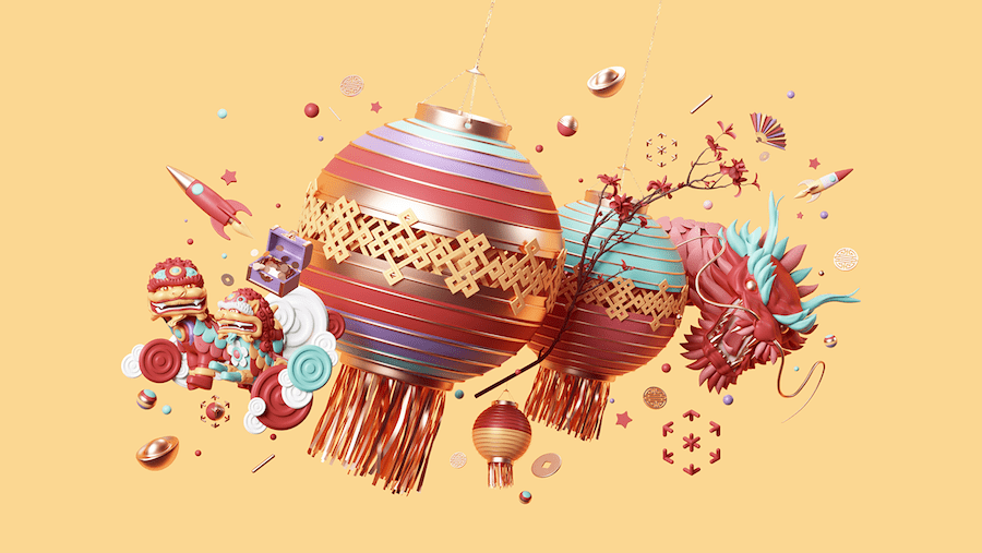 3d插画艺术家,在全虚拟的世界里讲美好