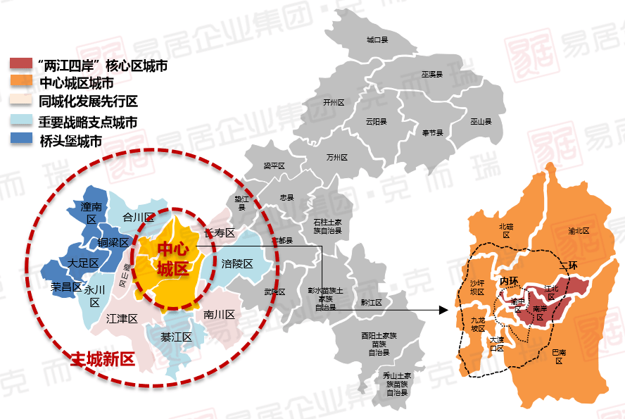 重庆主城都市区2020GDP_重庆主城都市区地图