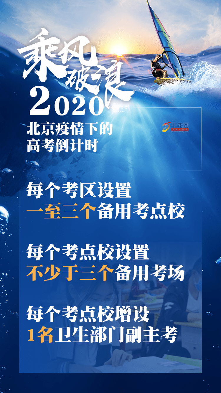 高考|海报|乘风破浪！2020北京疫情下的高考倒计时