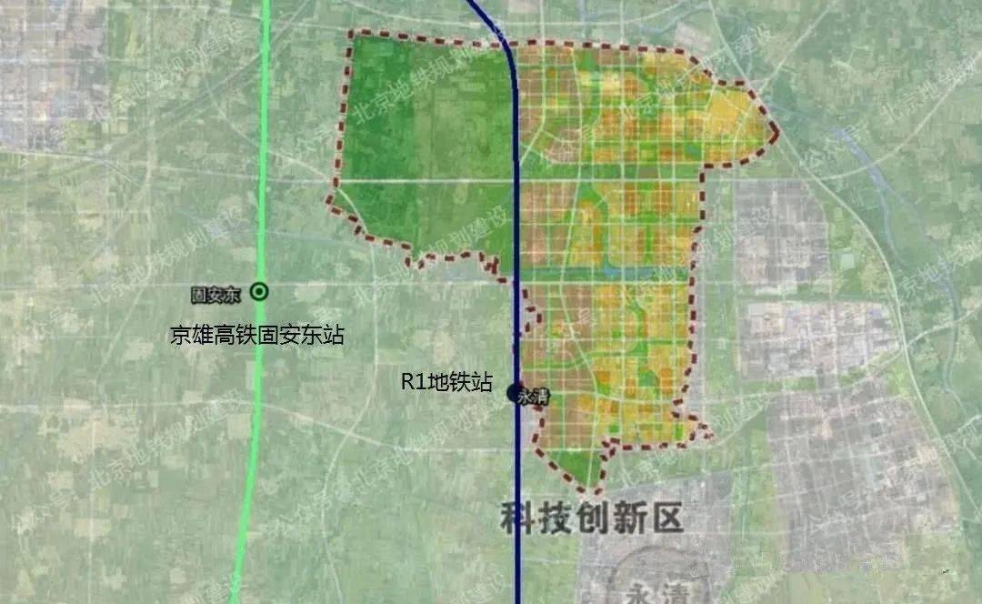 即将开建的r1地铁作为城际地铁,是列入新区"四纵两横"高速铁路网的