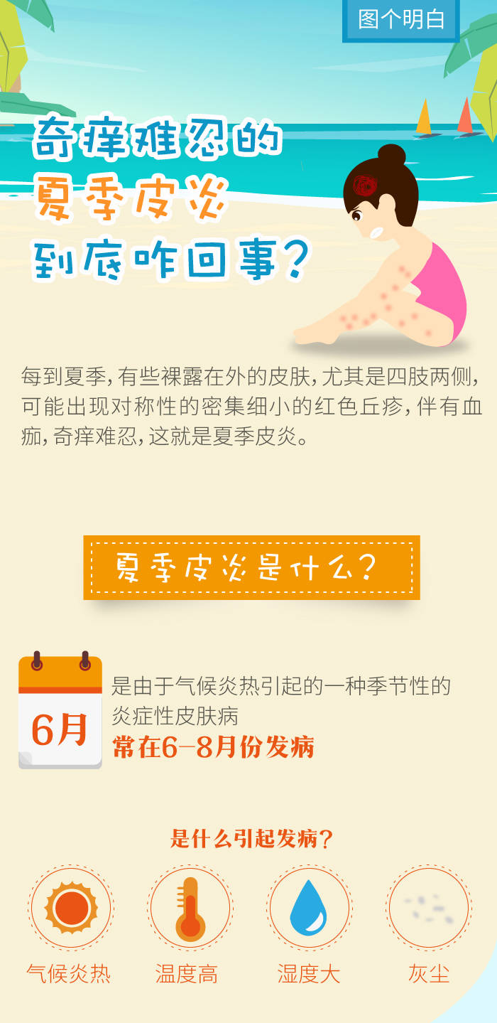 图个明白|奇痒难忍的夏季皮炎到底咋回事?