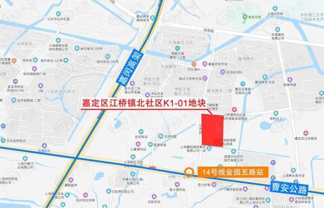 江桥商住用地出让 起始楼板价约2.42万
