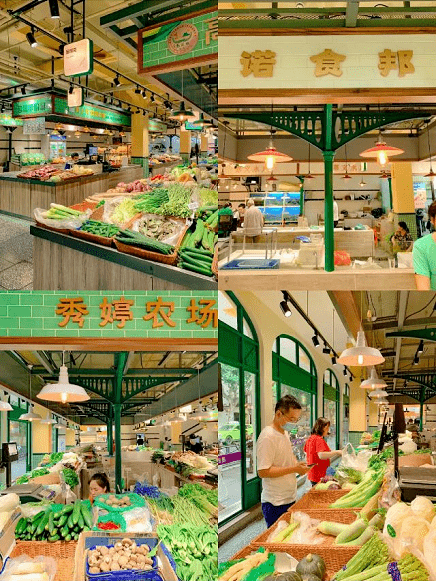 市集|洋气！魔都市中心开了个2000㎡的“网绿”市集，买菜也忍不住拍拍拍~