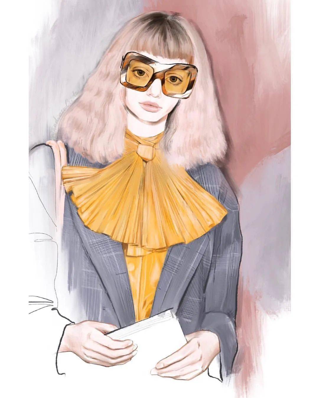 大神|时装画灵感|三庭五眼傻傻分不清楚?大神Nadia Coolrista超美步骤分享!