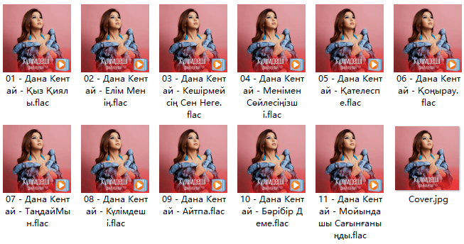 无损音乐│哈萨克斯坦女歌手ДанаКентай数字新专两张
