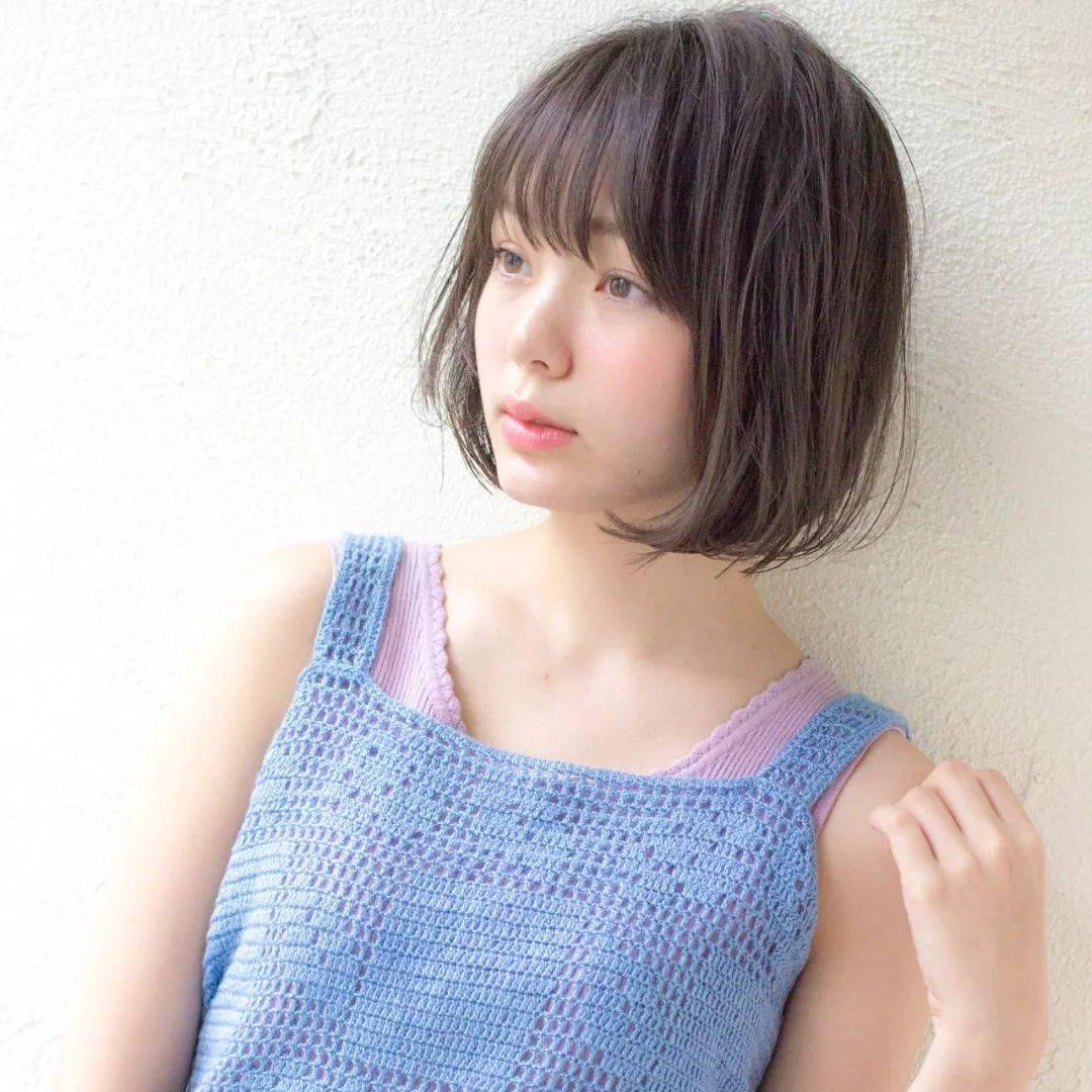 发型|22款热门日系发型告诉你：短发与刘海更配！