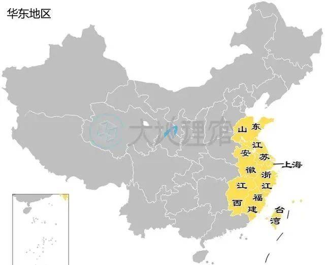 山东位于华北平原,为何属于华东地区?