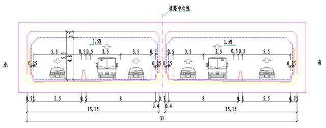 滨盛路下穿隧道主体结构封顶!_地下