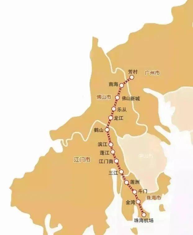 深江铁路开工多条轨道交通密集建设鹤山将迎巨变