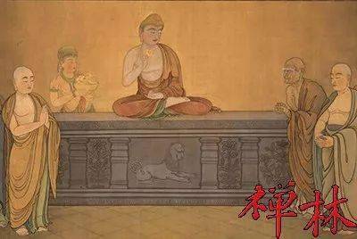 禅门第一公案:拈花微笑图