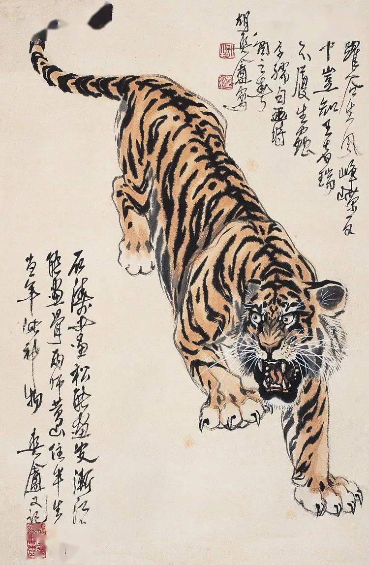被埋没的现代画虎大师胡爽庵