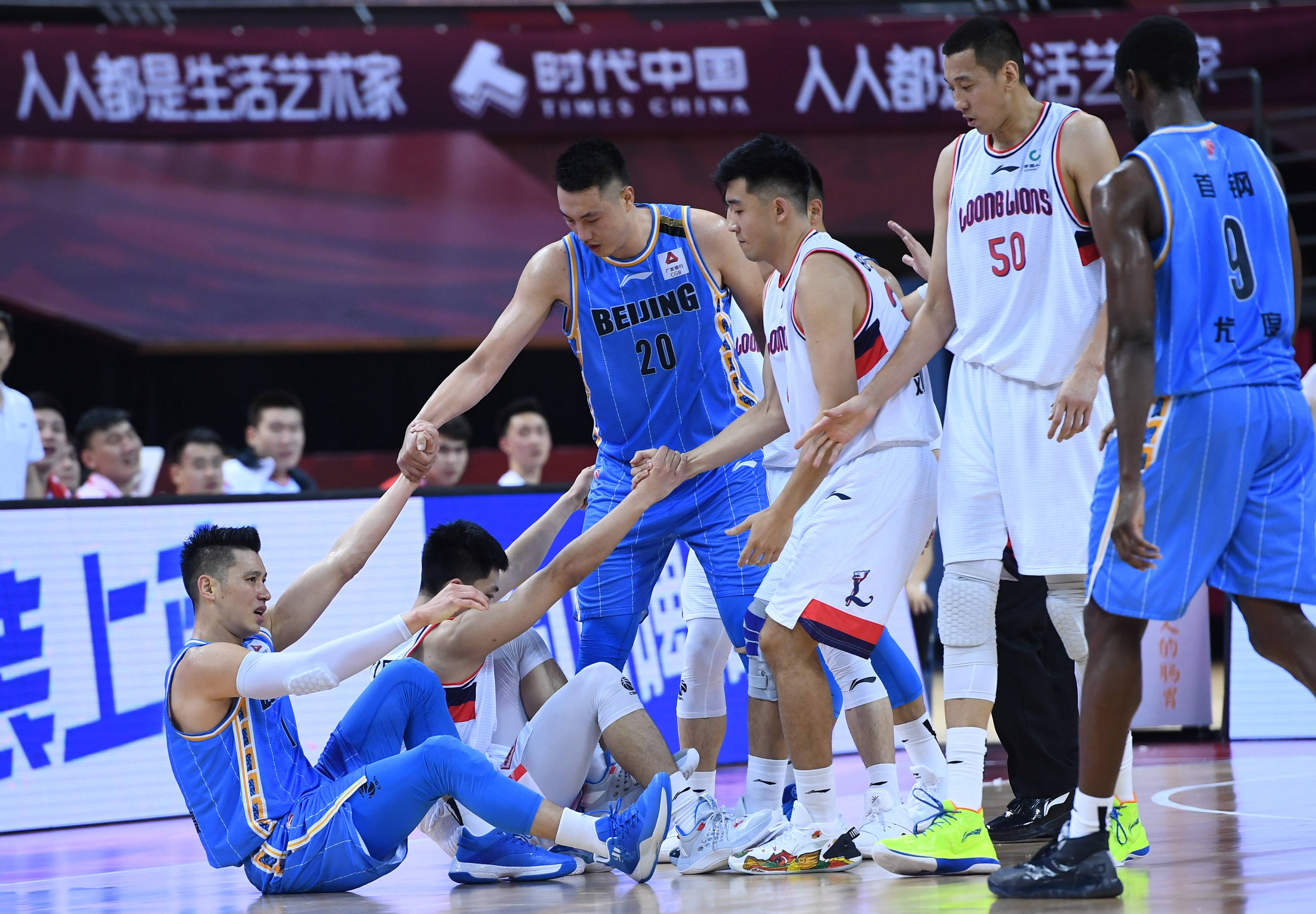 篮球——cba复赛第二阶段:北京首钢胜时代中国广州