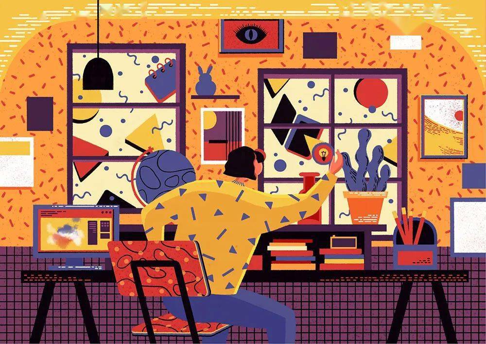 画面|四步艺术扁平插画！